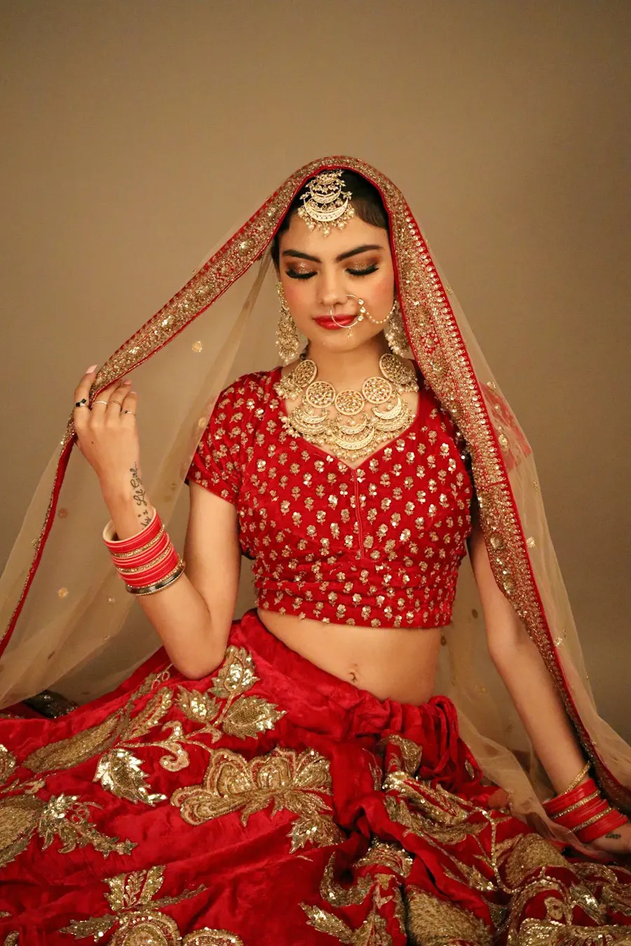 Trendy Gold Lehenga Set - Effortless All-Day Glam