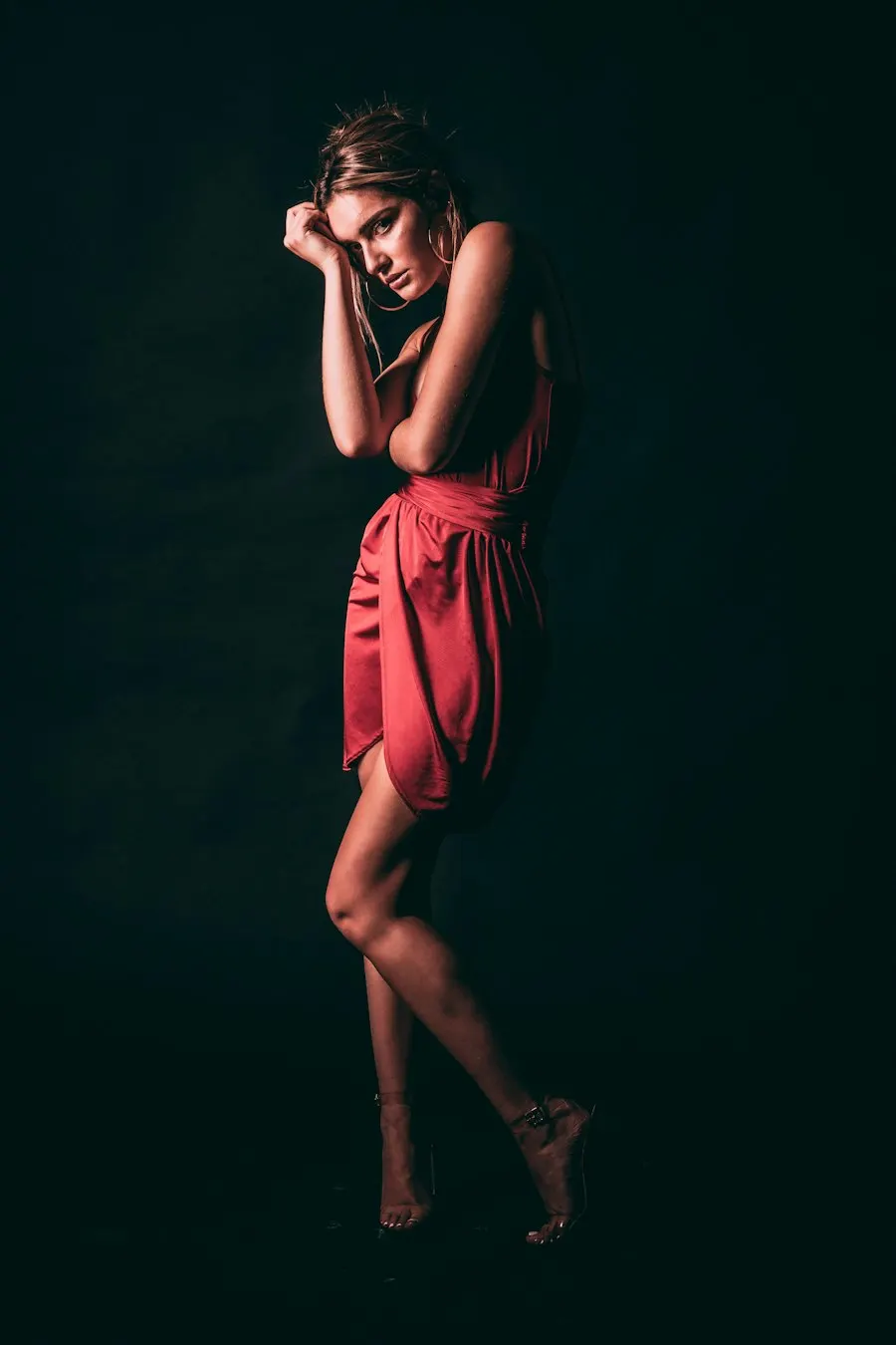 Trendy Red Satin Dress - Your New Favourite