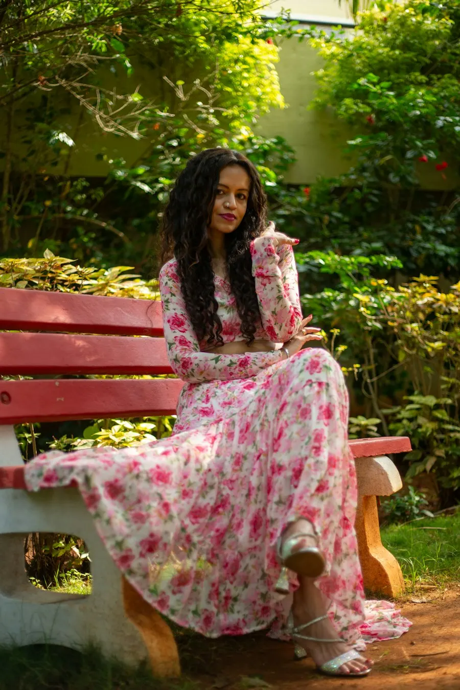 Floral Georgette Dress - Insta-Ready Look