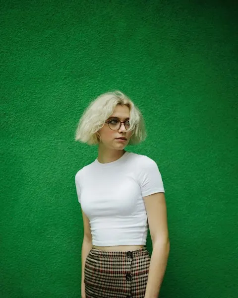 Plaid White Supima Cotton T-Shirt - Your New Favourite