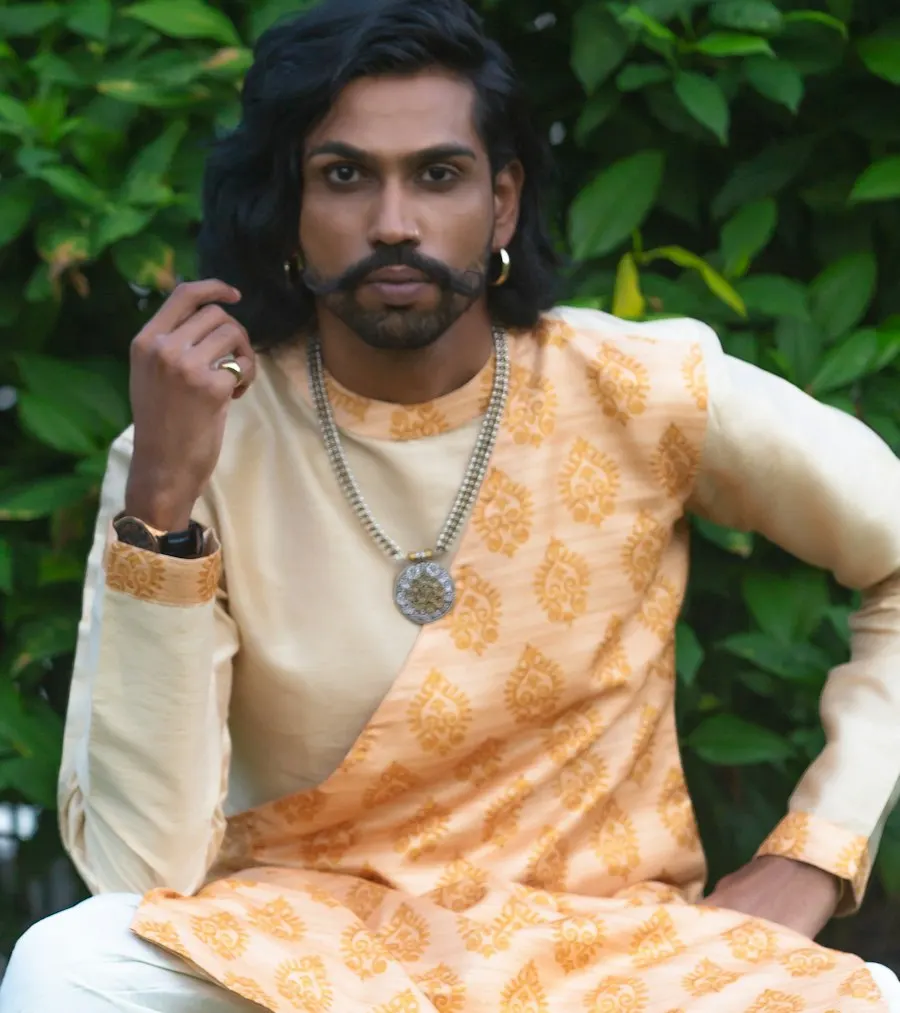 Smart Chanderi Kurta Set - Sharp, Easy Everyday Style