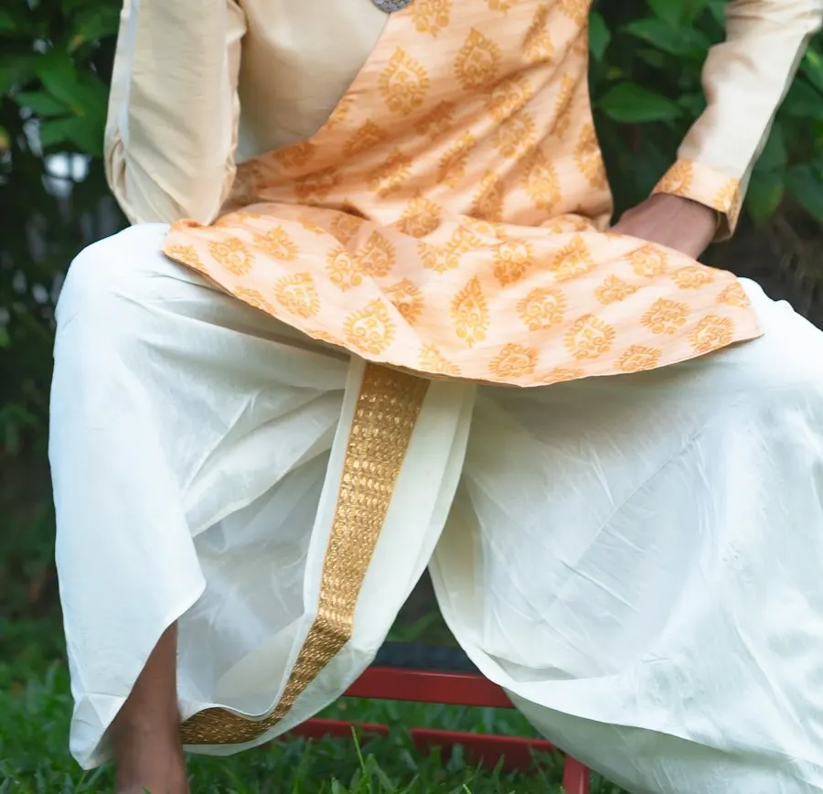 Smart Chanderi Kurta Set - Sharp, Easy Everyday Style