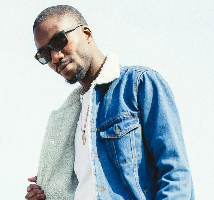Classic Black Denim Jacket - Premium Feel, Easy Care
