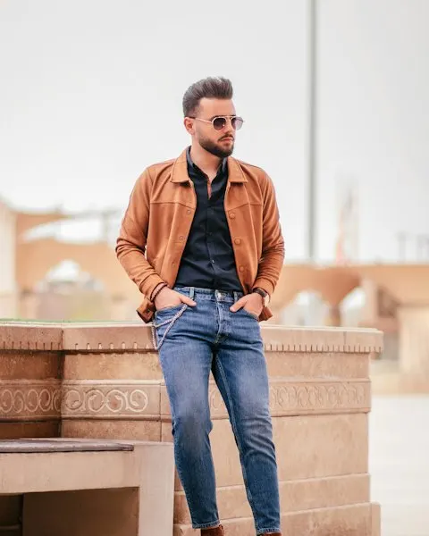 Rugged Blue Stretch Denim Jeans - Sharp, Easy Everyday Style