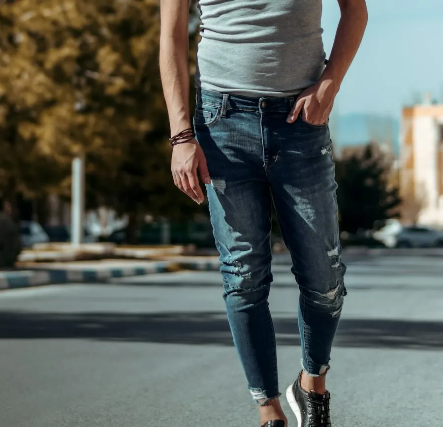 Premium White Denim Jeans - Clean Modern Fit