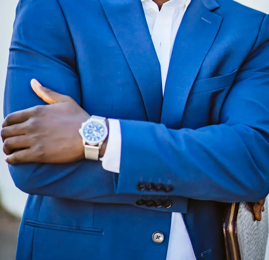 Smart Blue Poly-Viscose Suit - Weekend to Workday