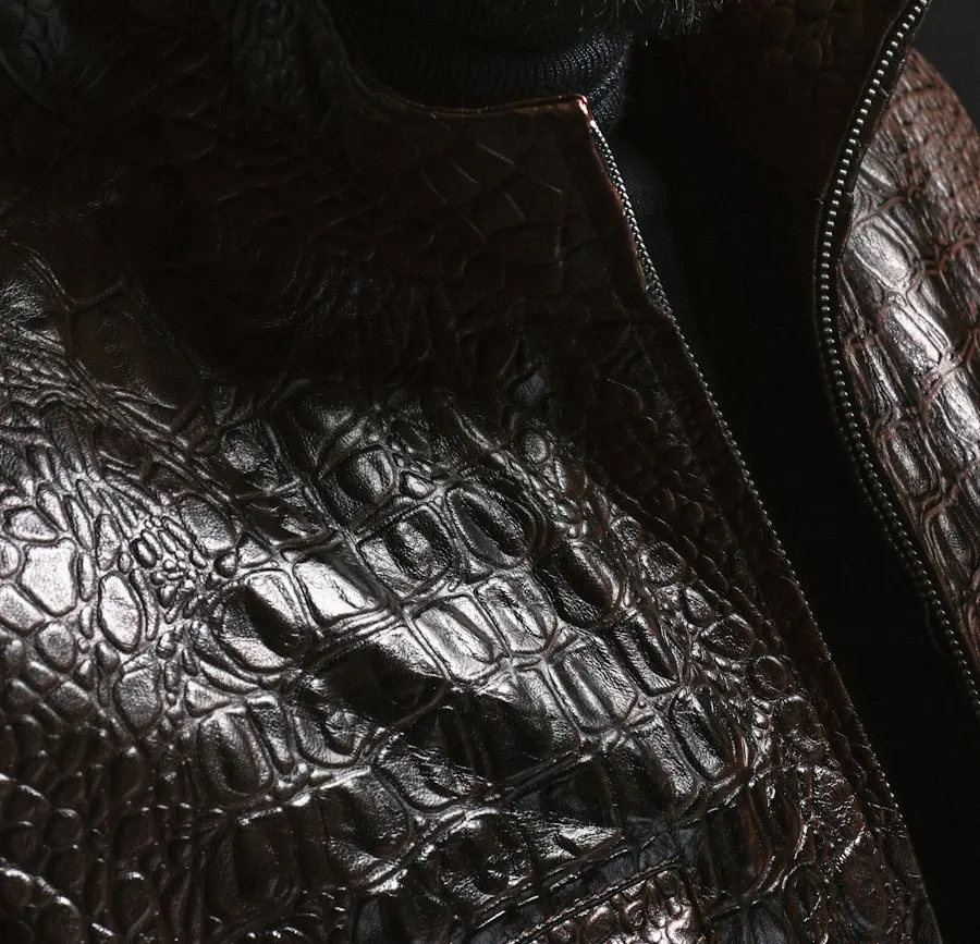 Modern Black Leather Jacket - Premium Feel, Easy Care
