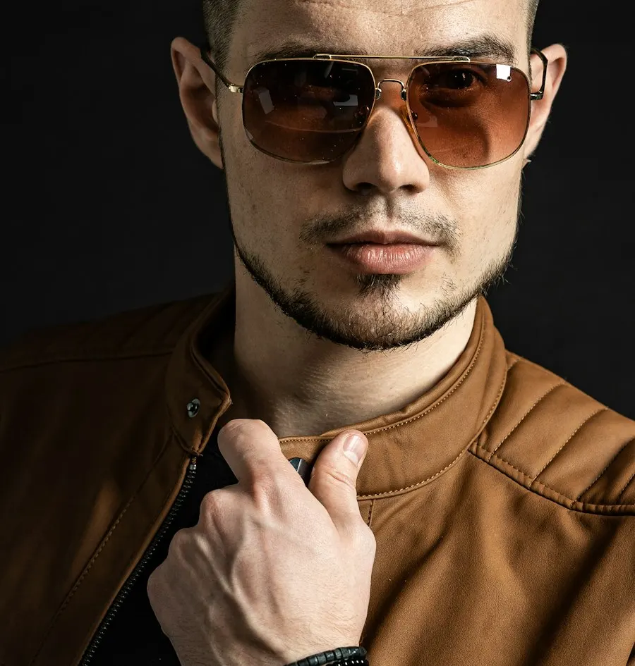 Rugged Black Leather Jacket - Premium Feel, Easy Care
