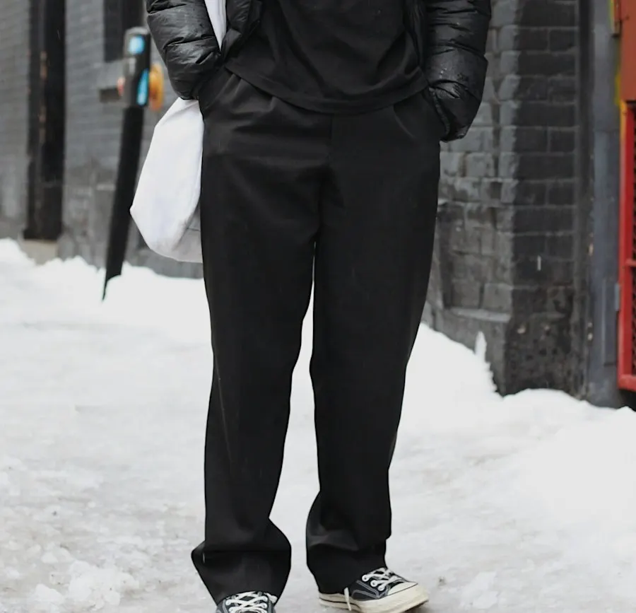 Classic Red Street Outfit - Clean Modern Fit