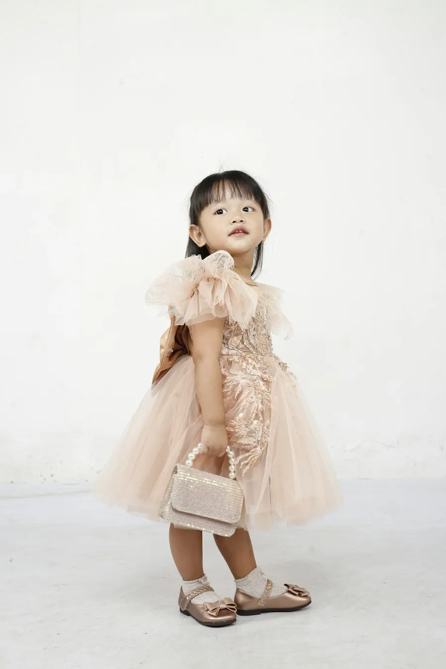 Little Star Satin Dress - Play-All-Day Comfort