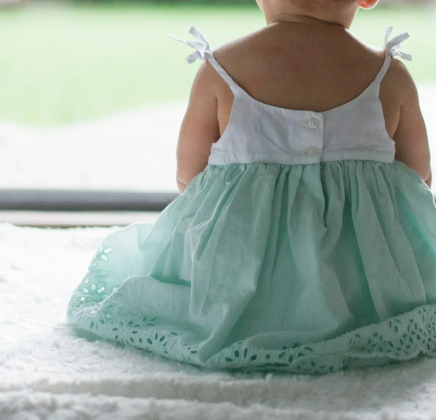 Playful Crepe Dress - Easy Wear for Busy Kids