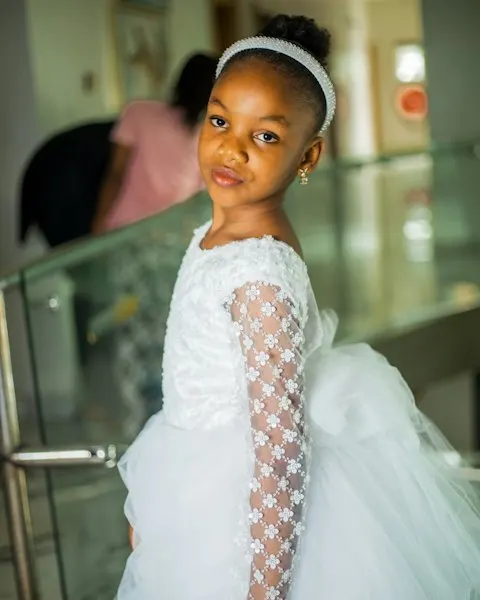 Cheerful White Gown - Soft on Little Skin