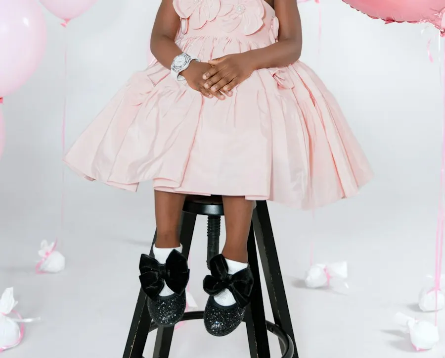 Playful Pink Cotton Dress - Soft on Little Skin
