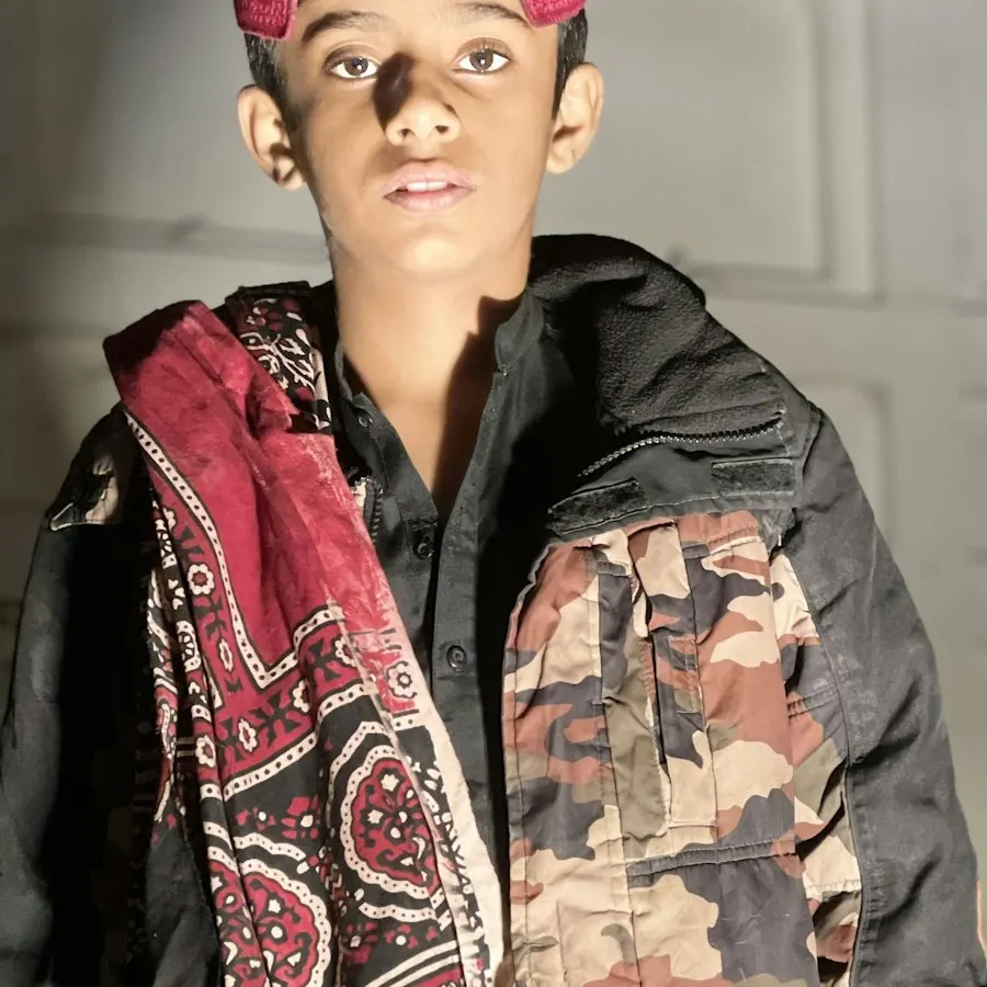 Playful Red Polyester Jacket - Soft on Little Skin