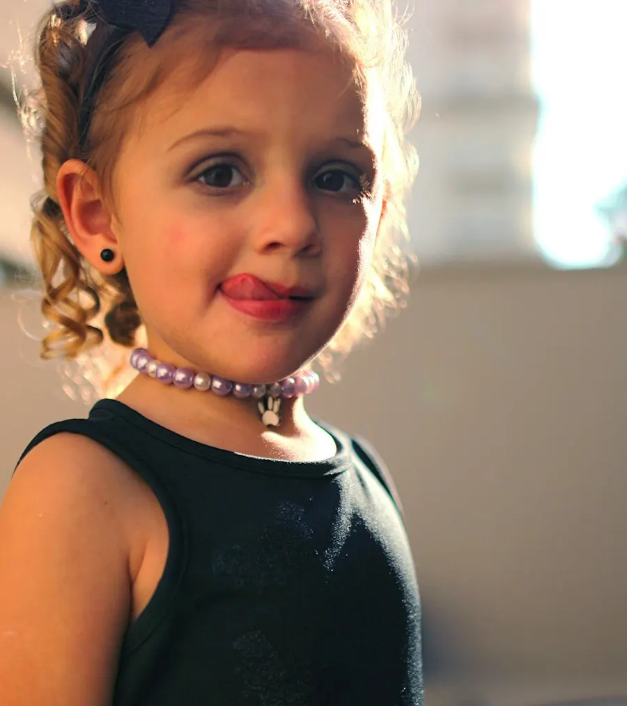 Little Star Black Georgette Dress - Twirl-Ready Fun