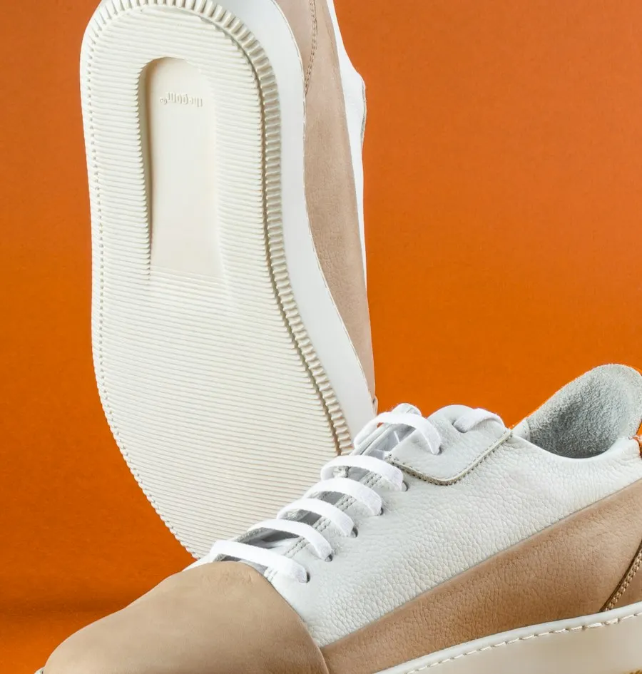 Iconic White PU Leather Sneakers - Everyday Statement Piece