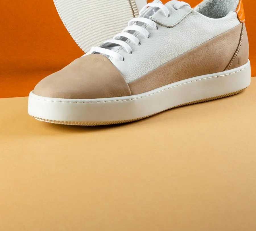 Iconic White PU Leather Sneakers - Everyday Statement Piece