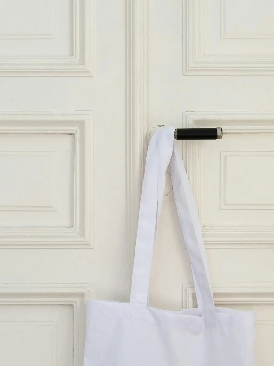 Graceful White Tote Bag - Made to Turn Heads