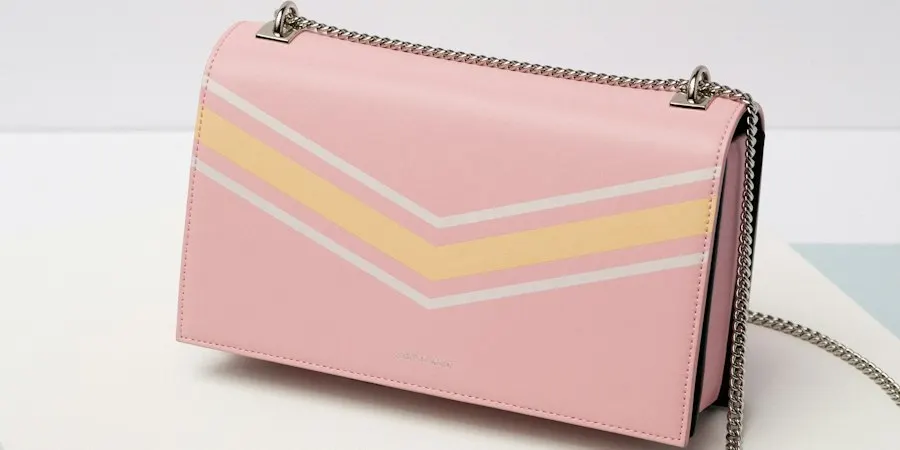 Trendy Pink Leather Bag - Effortless All-Day Glam