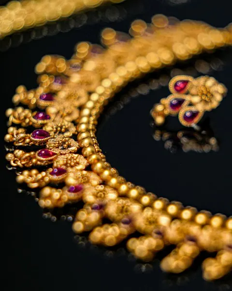 Trendy Purple Gold Necklace - Festive to Brunch Ready