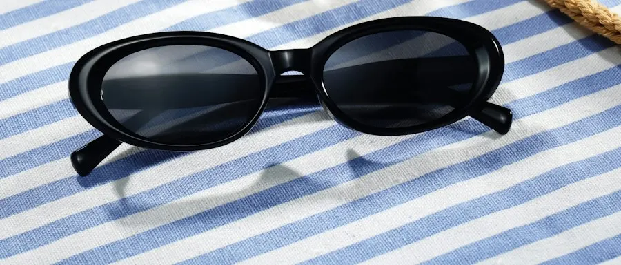 Striped Black Sunglasses - Upgrade Your Look