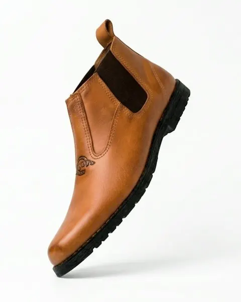 Modern White Leather Boots - Premium Feel, Easy Care