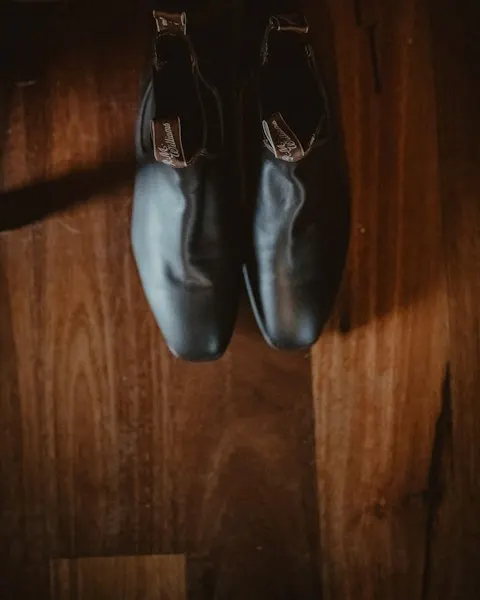Premium Black Leather Boots - Clean Modern Fit