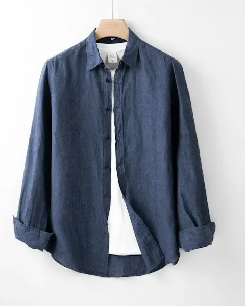 Smart White Linen Shirt - Sharp, Easy Everyday Style