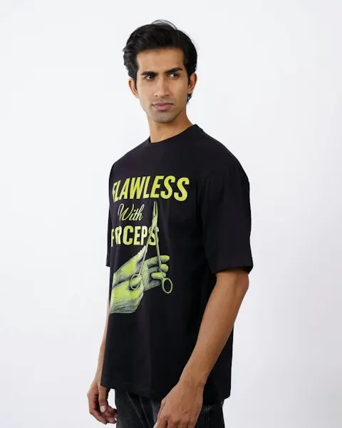 Oversized Black Cotton T-Shirt - Standout Everyday Essential