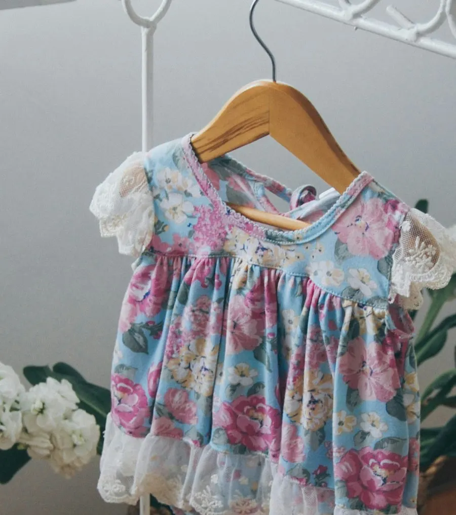 Floral Onesie - Soft on Little Skin