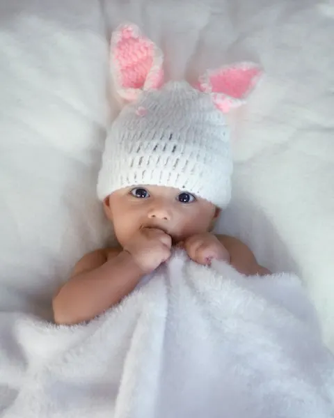 Comfy White Knit Cap - Cute & Comfy