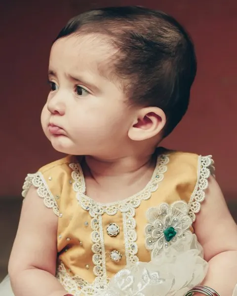 Cute White Linen Blend Dress - Easy Wear for Busy Kids