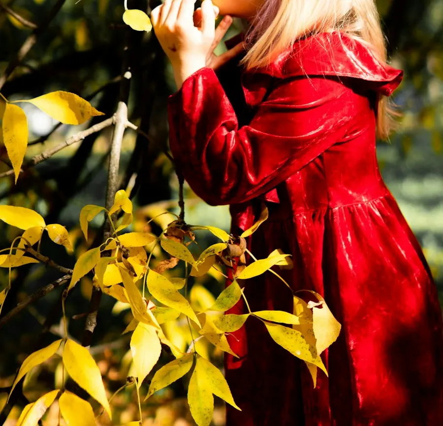 Cute Red Crepe Dress - Soft on Little Skin