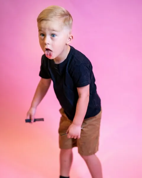 Adorable Black Organic Cotton T-Shirt - Twirl-Ready Fun