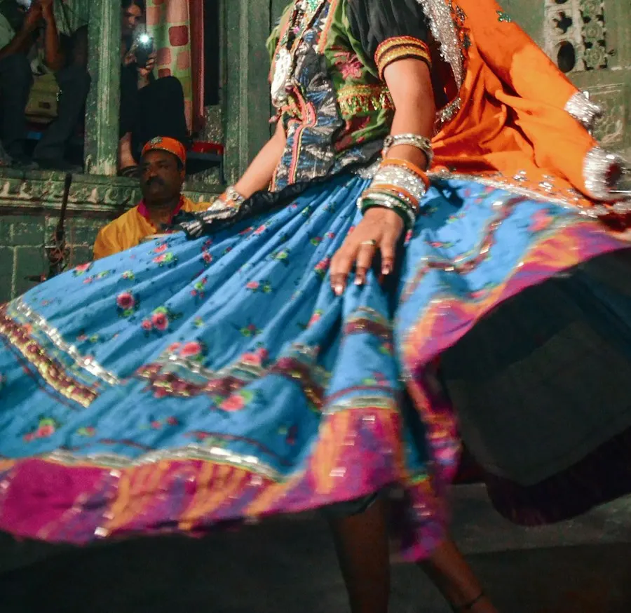Radiant Linen Blend Chaniya Choli - Navratri Colour Pop