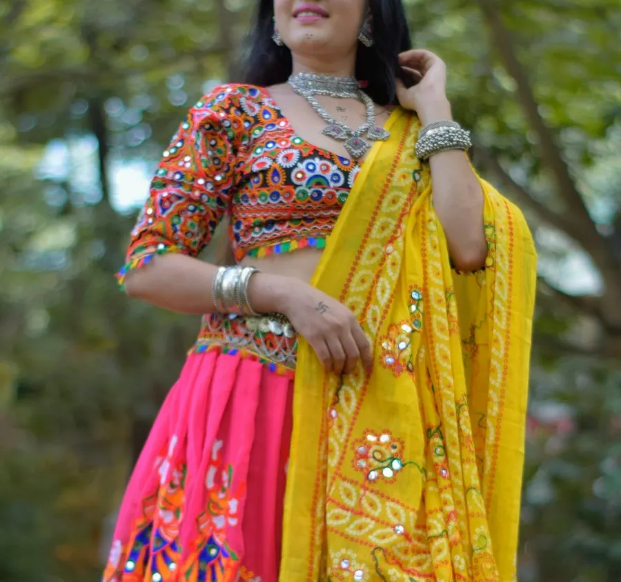 Regal Satin Chaniya Choli - Garba-Night Ready