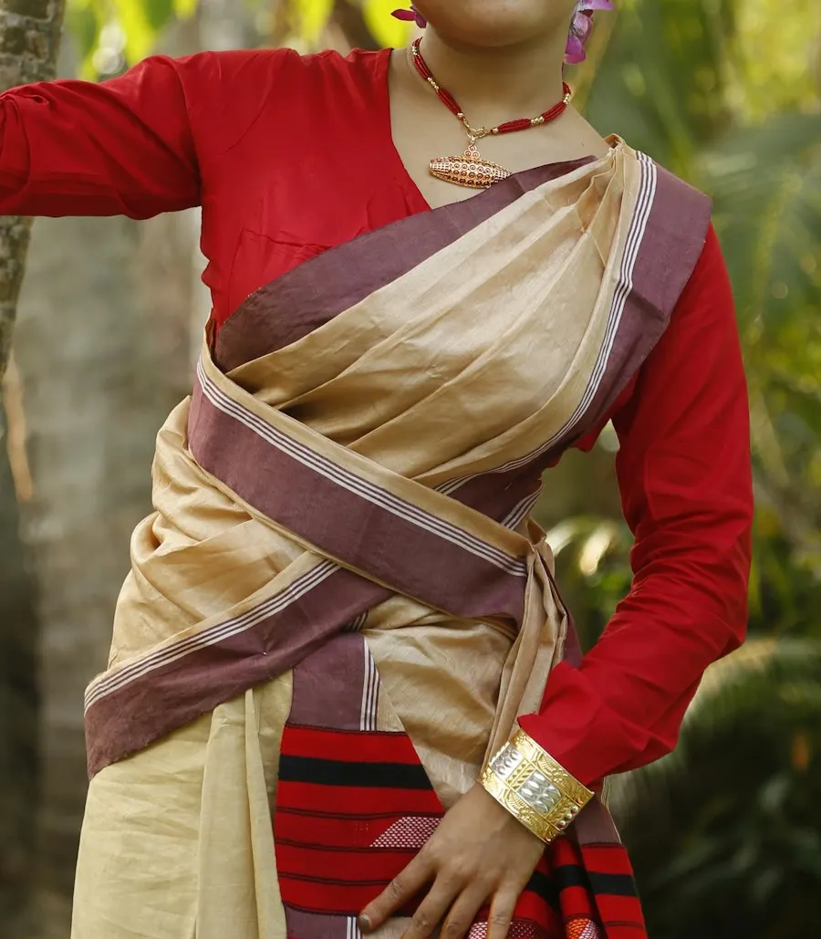 Heritage Cotton Silk Saree - Made for Garba Rounds