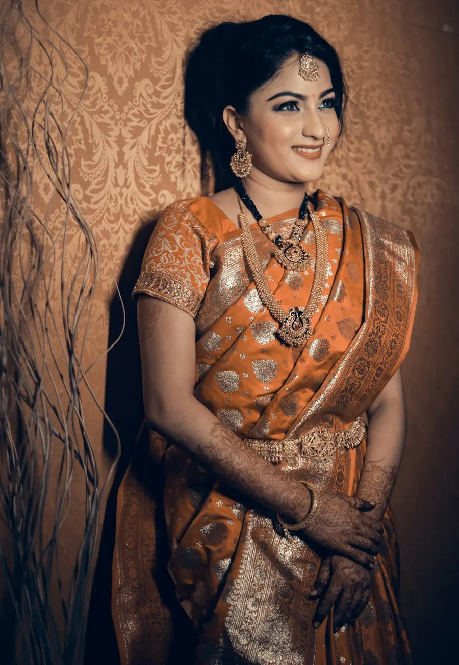 Royal Organza Saree - Diwali Glow