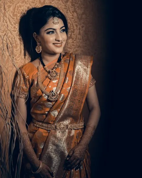 Royal Organza Saree - Diwali Glow