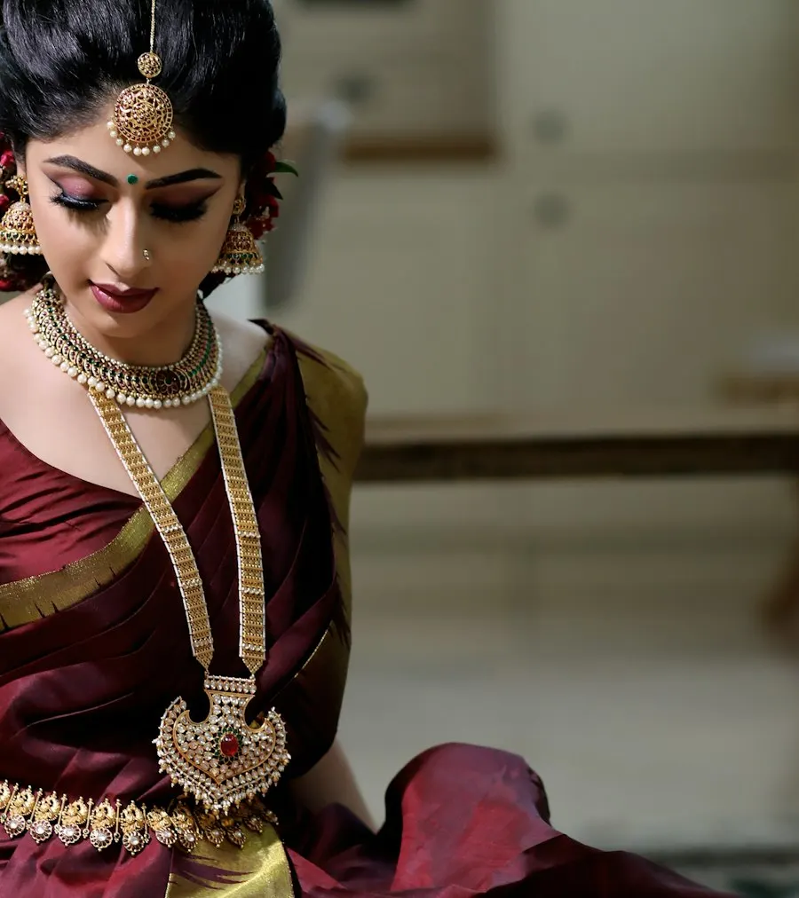 Handcrafted Gold Saree - Festival of Lights Special