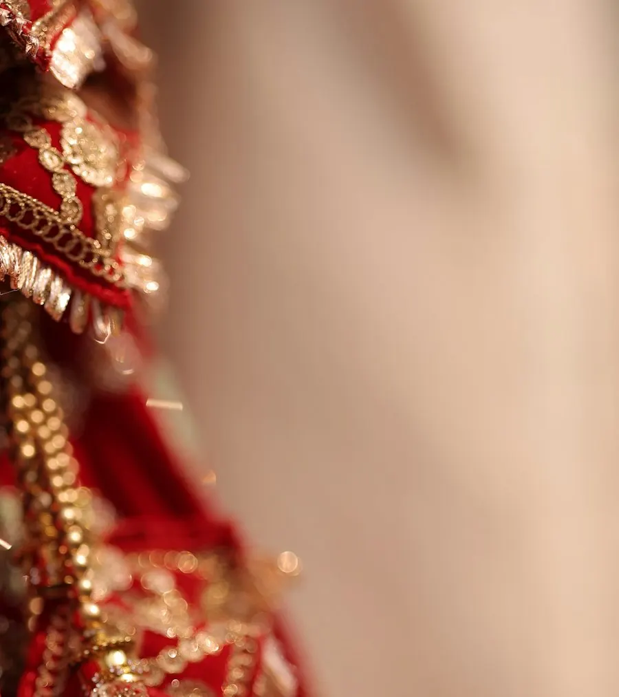 Bridal Gold Lehenga Choli - Heritage Craft Look