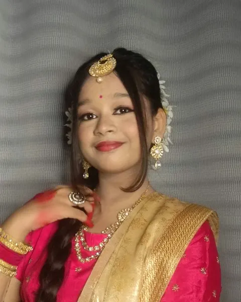 Kids Pink Silk Pattu Pavadai - Wedding & Festival Ready