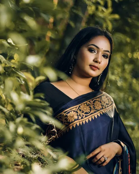 Handcrafted Tissue Saree - Shine This Diwali