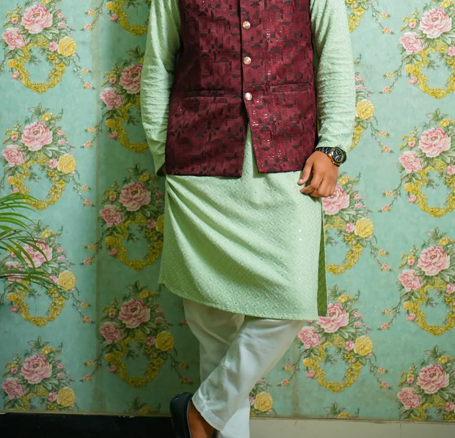 Floral Kurta Set - Pooja to Party Ready