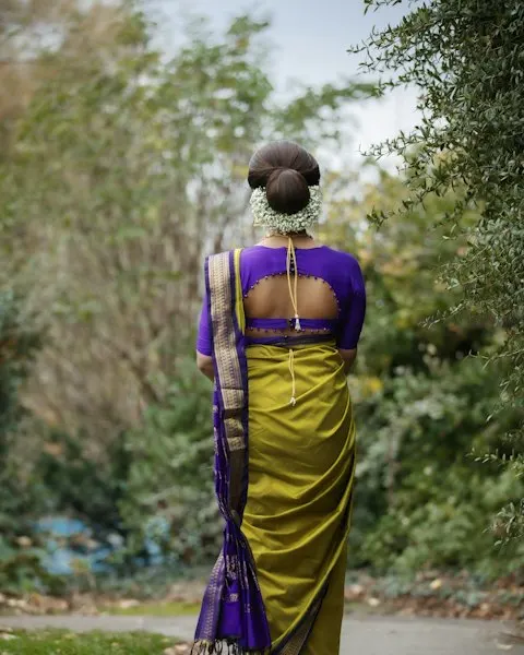 Trendy Yellow Tissue Saree - Effortless All-Day Glam