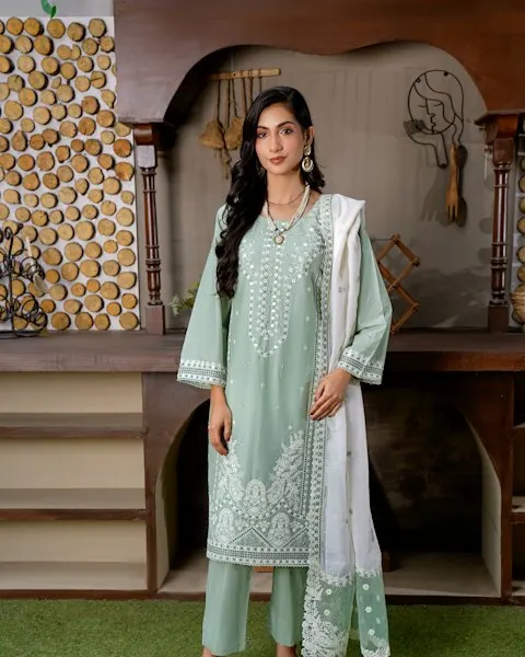 Embroidered White Chanderi Kurta Set - Soft, Flattering & Easy