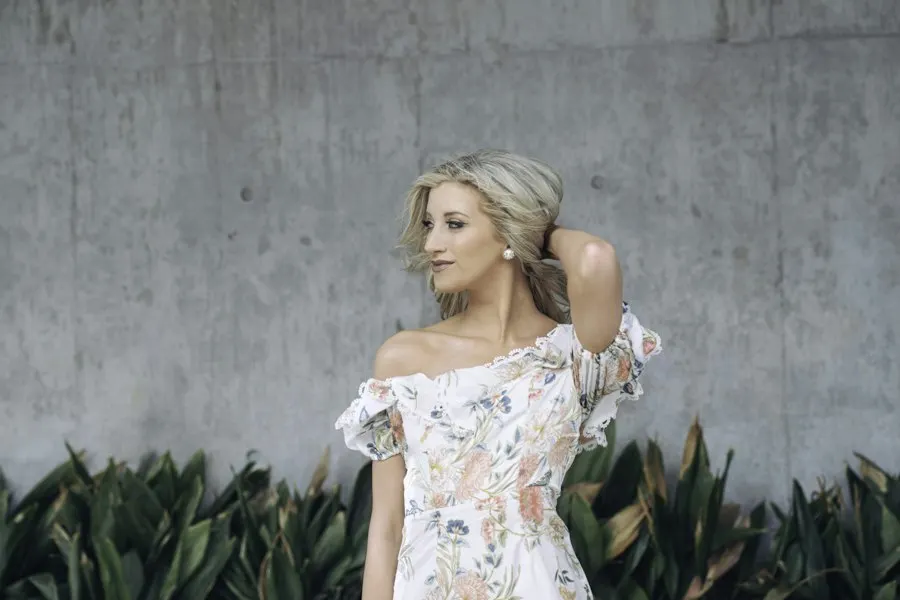 Floral White Cotton Dress - Your New Favourite