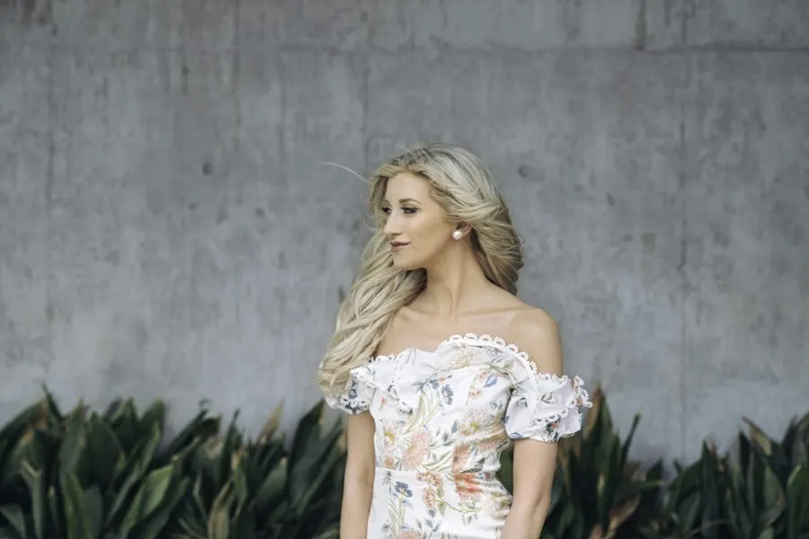 Floral White Cotton Dress - Your New Favourite