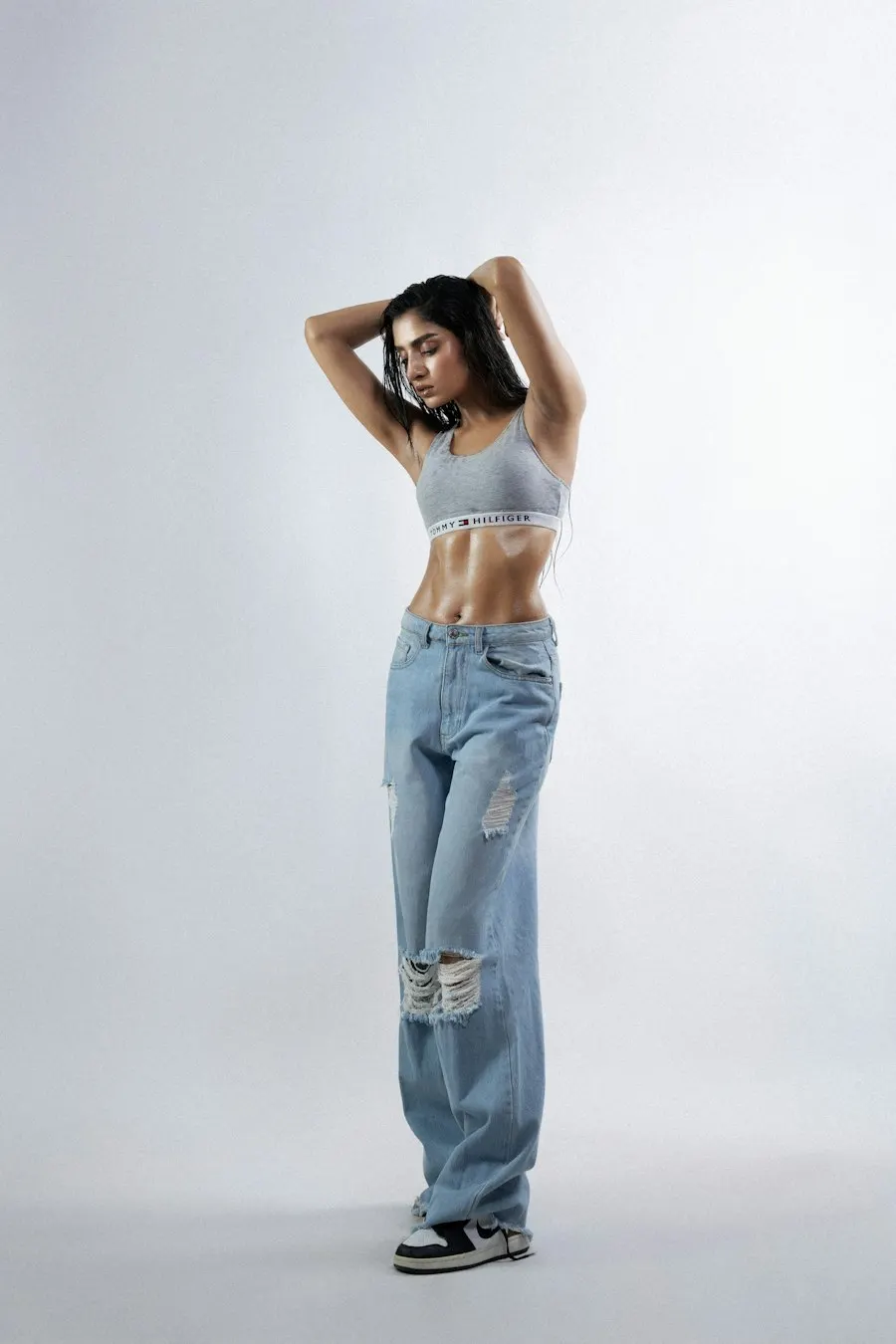 Elegant Stretch Denim Jeans - Festive to Brunch Ready