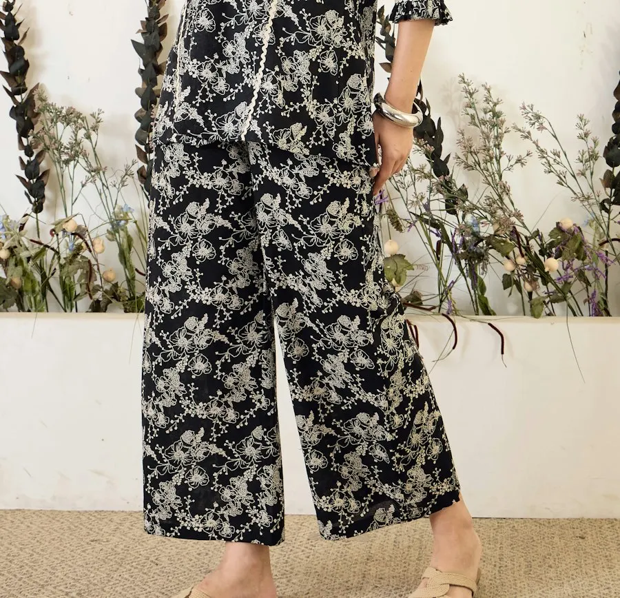 Floral White Lace Pajama Set - Made to Turn Heads